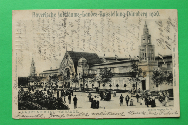 AK Nürnberg / 1906 / Bayerische Jubiläums Ausstellung / Industrie Gebäude Architektur Gelände